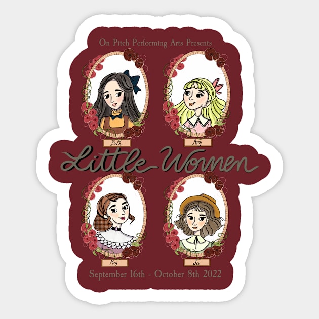 Little Women the Musical Sticker by On Pitch Performing Arts